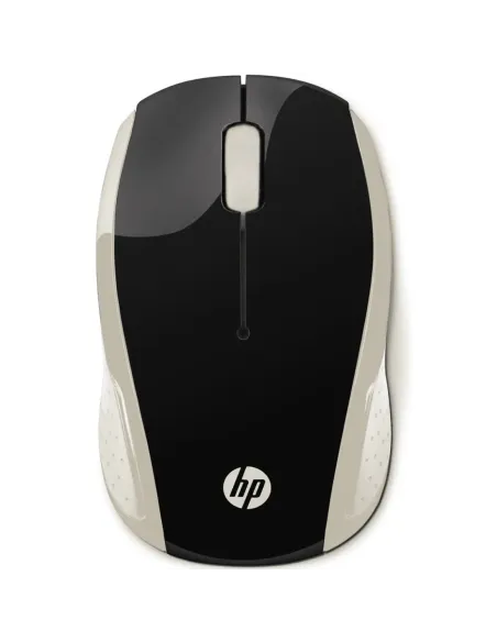 Raton inalambrico hp wireless 200 negro - oro
