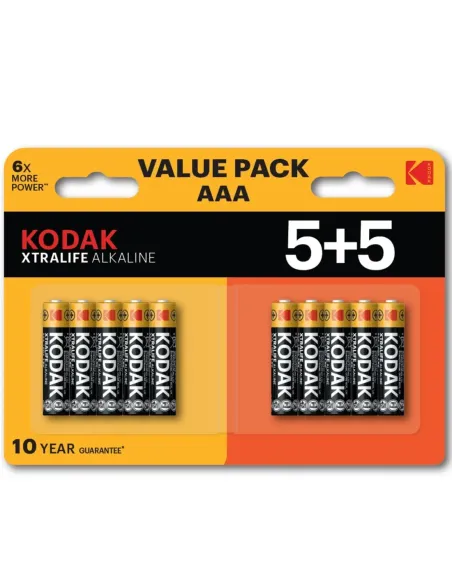 Blister pilas kodak alcalina xtralife aaa lr3 -  blister 5+5