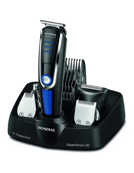 Cortapelos mondial bg - 03 5 cabezales intercambiables