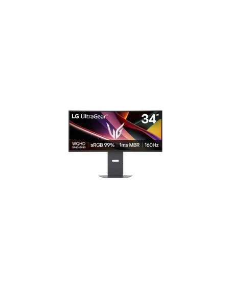 Monitor Gaming Ultraparonámico Curvo LG UltraGear 34G600A-B 34"/ WQHD/ Multimedia/ 5ms/ 160Hz/ VA/ Regulable en Altura/ Negro
