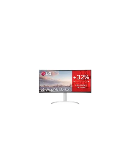 Monitor Profesional Ultrapanorámico LG UltraWide 34WQ650-W 34"/ WFHD/ Multimedia/ Regulable en Altura/ Plata y Blanco