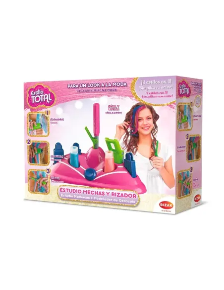 Juego bizak estudio mechas y rizador