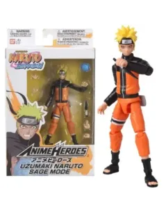 Figura bandai anime heroes naruto uzumaki naruto sage mode