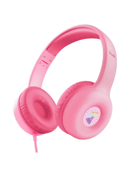 Trust Nouna Auriculares Alámbrico Diadema Llamadas Música Rosa