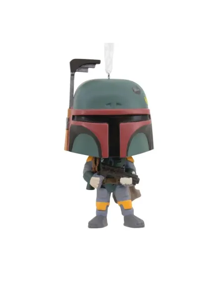 Adorno de navidad funko star wars boba fett figura de resina