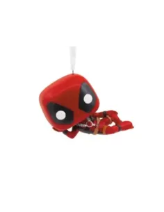Adorno de navidad funko marvel deadpool figura de resina