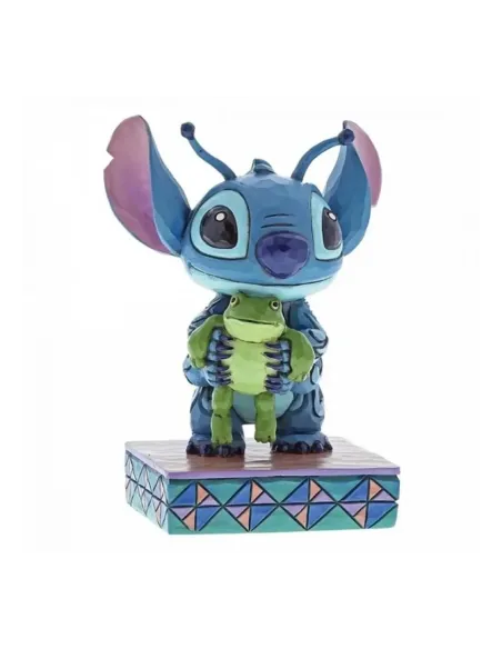 Figura enesco disney stitch con rana
