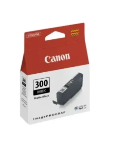 Cartucho canon pfi - 300 mbk negro mate