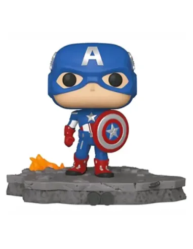 Funko pop deluxe marvel los vengadores avengers capitan america assemble 45076