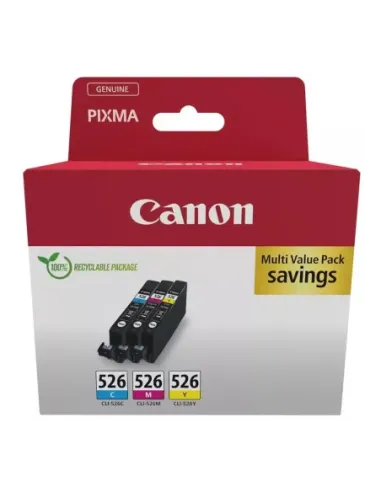 Multipack canon cli - 526 c - m - a mg5150 -  mg5250 -  mg6150 -  mg8150 -  ip4850 blister