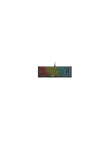 Teclado energy sistem esg k4 kompact - rgb negro - led rainbow - 69 teclas antighosting - xbox - ps5 - pc - mac