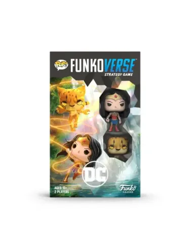 Juego de mesa funkoverse dc edicion 102 wonder woman & cheetah ingles