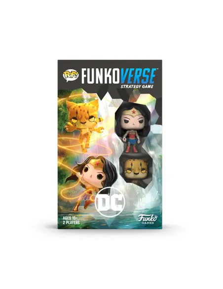 Juego de mesa funkoverse dc edicion 102 wonder woman & cheetah ingles