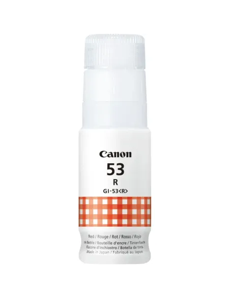 Botella tinta canon gi - 53r roja