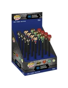 Funko pop pen topper boligrafo dc comics 1 unidad aleatoria batman superman linterna verde flash 48657