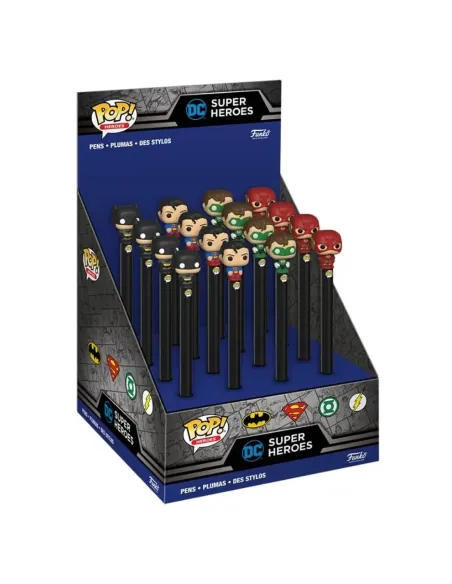 Funko pop pen topper boligrafo dc comics 1 unidad aleatoria batman superman linterna verde flash 48657