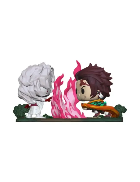 Funko pop moment animacion demon slayer kimetsu no yaiba tanjiro vs rui