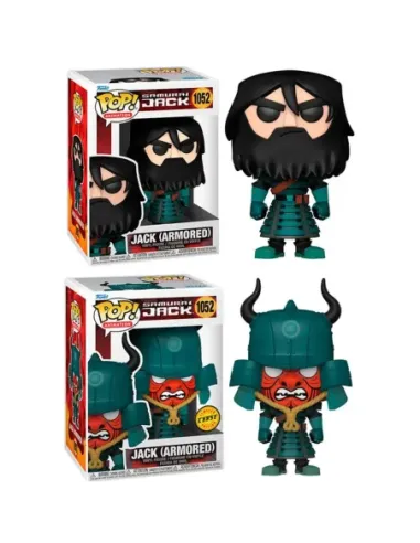 Funko pop animacion samurai jack jack con armadura opcion chase 49276