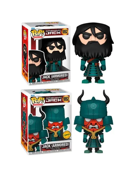 Funko pop animacion samurai jack jack con armadura opcion chase 49276