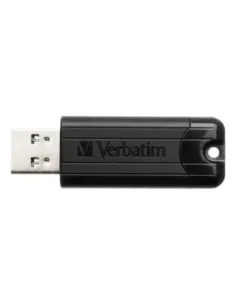 Memoria usb 3.2 verbatim pinstripe 64gb negro