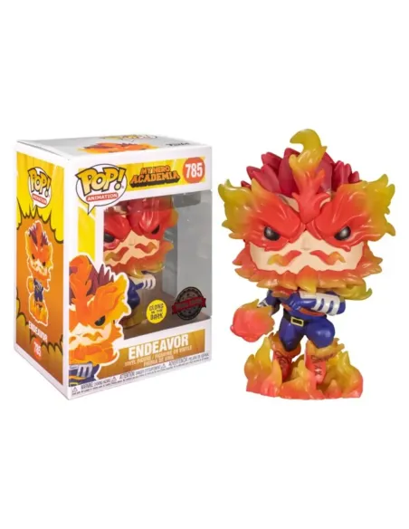 Funko pop my hero academia endeavor brillo en la oscuridad exclusivo 49672