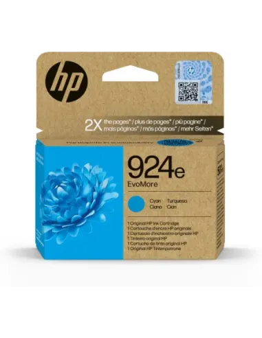 Cartucho tinta hp 924e cian officejet pro 8120 - 8130