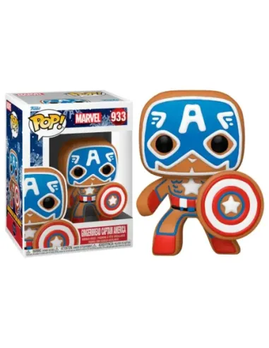 Funko pop marvel navidad galleta jengibre capitan america 50657