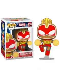 Funko pop marvel navidad galleta jengibre capitana marvel 50661