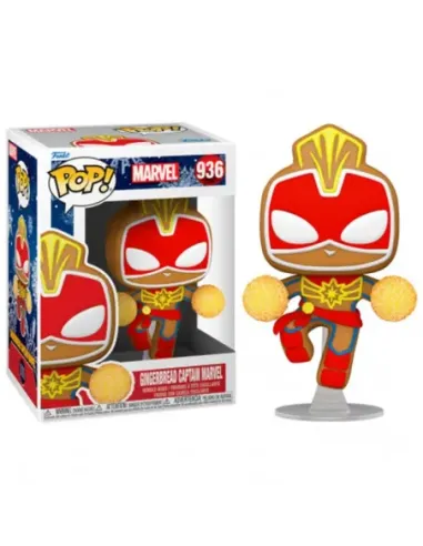 Funko pop marvel navidad galleta jengibre capitana marvel 50661