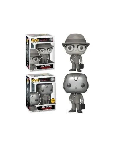 Funko pop marvel wandavision vision 50s b&w chase
