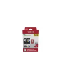 Cartucho de Tinta Original Canon PG-540L + CL-541 XL Multipack Alta Capacidad/ Negro/ Tricolor + Papel Fotográfico