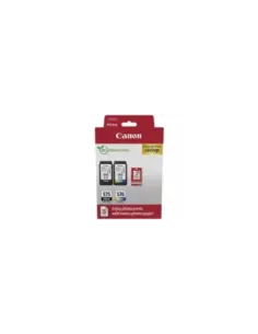 Cartucho de Tinta Original Canon PG-575 + CL-576 Multipack/ Negro/ Tricolor + Papel Fotográfico