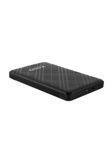 TooQ Caja Externa para Discos de 2,5” HDD/SSD, Negro