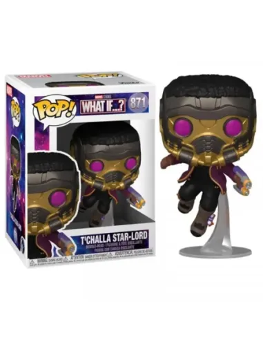 Funko pop marvel what if tchalla star lord 55812