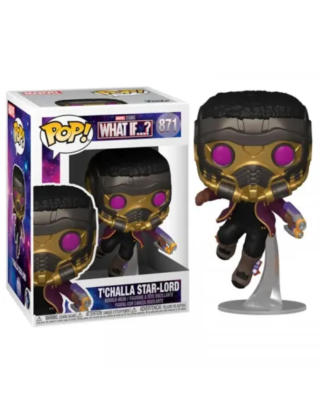 Funko pop marvel what if tchalla star lord 55812