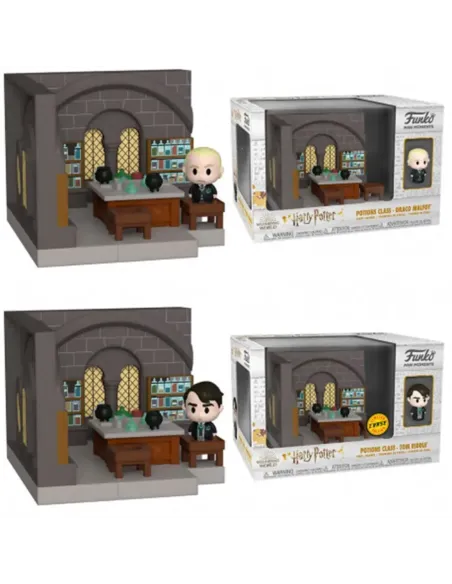 Mini moments funko harry potter aniversario draco malfoy clases de pociones con opcion chase 57362