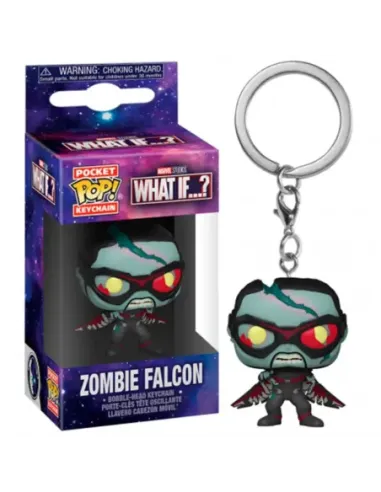 Funko pop keychain llavero marvel what if falcon zombie 57401