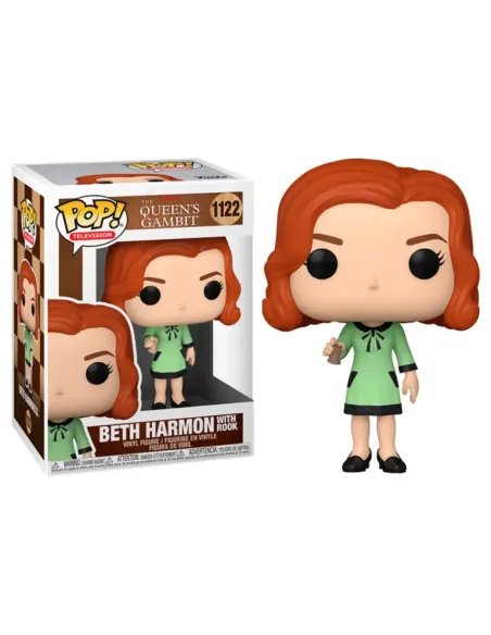Funko pop series tv gambito de dama queens gambit beth harmon con torre 57689