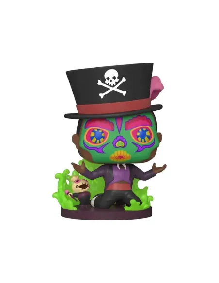 Funko pop disney villanos tiana y el sapo sugar skull facilier base especial