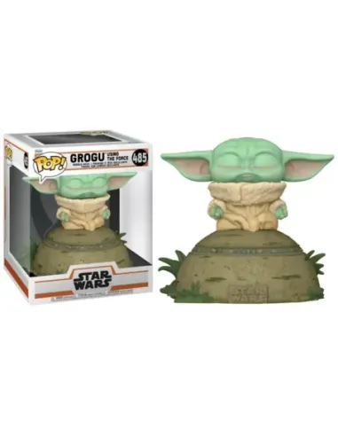 Funko pop deluxe star wars the mandalorian the child usando la fuerza (sfx) 58390