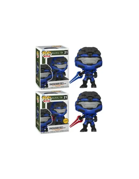 Funko pop videojuegos halo infinite mark v [b] con espada azul con opcion chase 59336