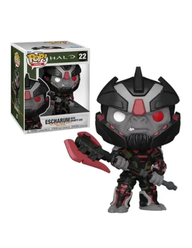 Funko pop super videojuegos halo infinite escharum con hacha de gravedad 59339