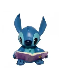 Figura enesco disney stitch con libro