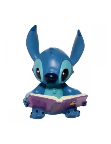 Figura enesco disney stitch con libro