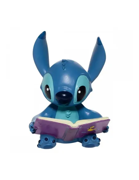 Figura enesco disney stitch con libro