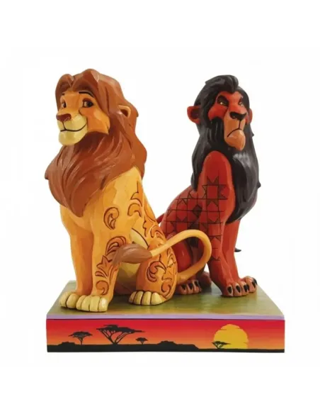 Figura enesco disney el rey leon simba y scar
