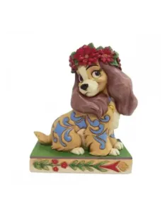 Figura enesco disney la dama y el vagabundo reina