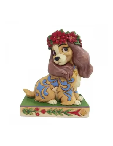 Figura enesco disney la dama y el vagabundo reina