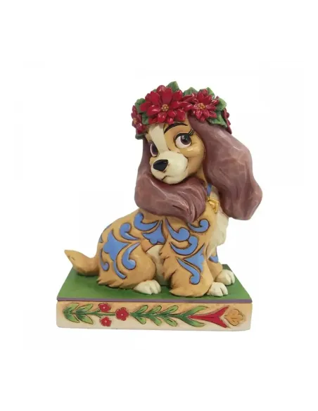 Figura enesco disney la dama y el vagabundo reina