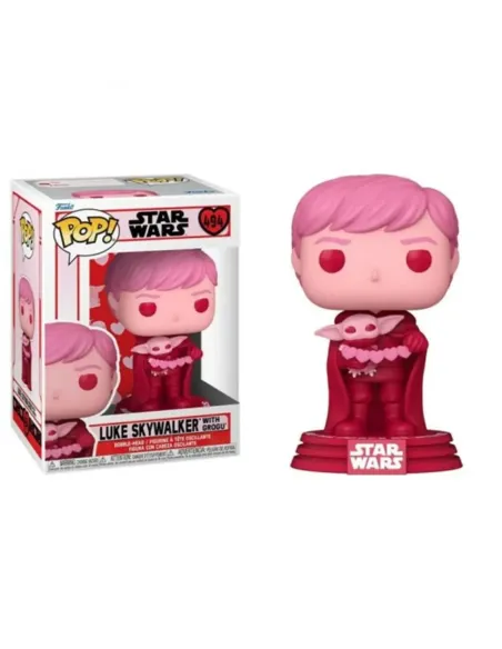 Funko pop star wars the mandalorian san valentín luke skywalker & grogu 60125